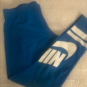 Girls Nike Blue Leggings